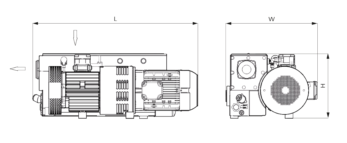 R 5 RA 0165 D旋片真空泵 R 5 RA 0165 D旋片真空泵