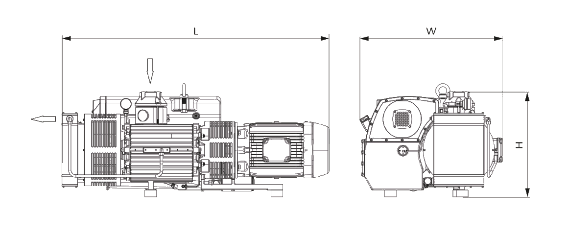 R 5 RA 0630 C旋片真空泵 R 5 RA 0630 C旋片真空泵