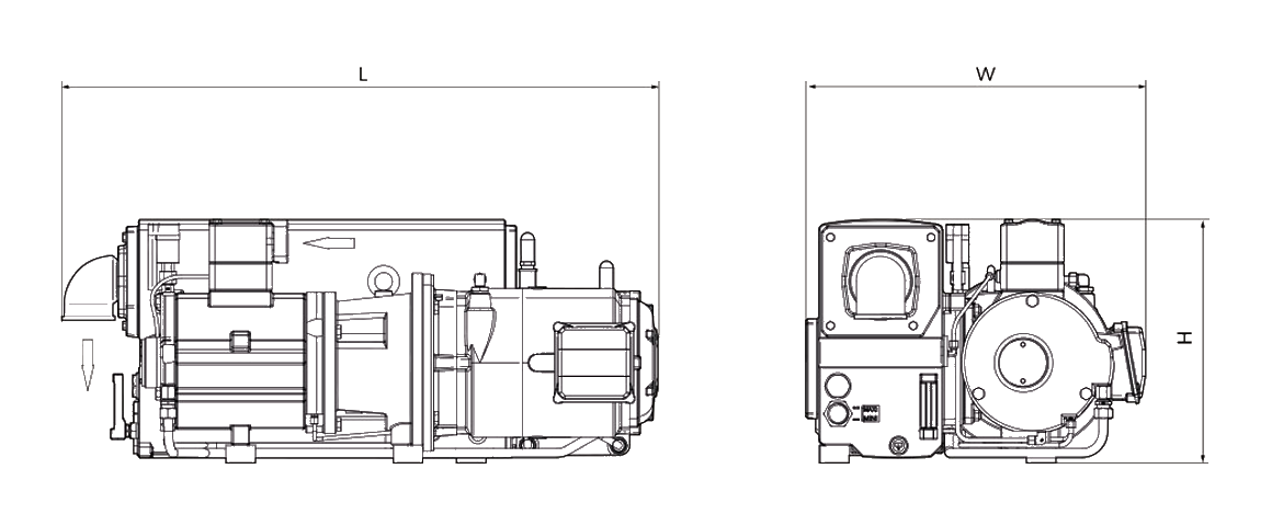 R 5 RAH 300 A旋片真空泵 R 5 RAH 300 A旋片真空泵