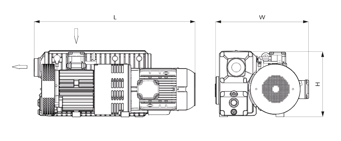 R 5 RA 0160 D旋片真空泵 R 5 RA 0160 D旋片真空泵