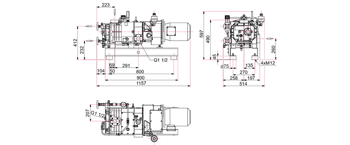 Hepta 100 P螺桿真空泵 Hepta 100 P螺桿真空泵