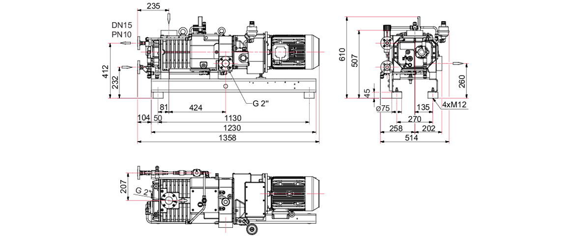 Hepta 300 P螺桿真空泵 Hepta 300 P螺桿真空泵