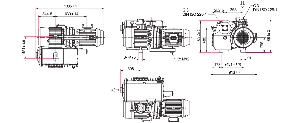 Hena 401單級(jí)旋片真空泵 Hena 401單級(jí)旋片真空泵