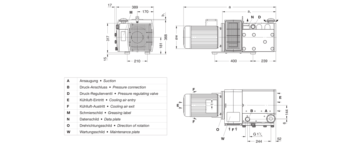 V-DTR 140干式真空泵 V-DTR 140干式真空泵