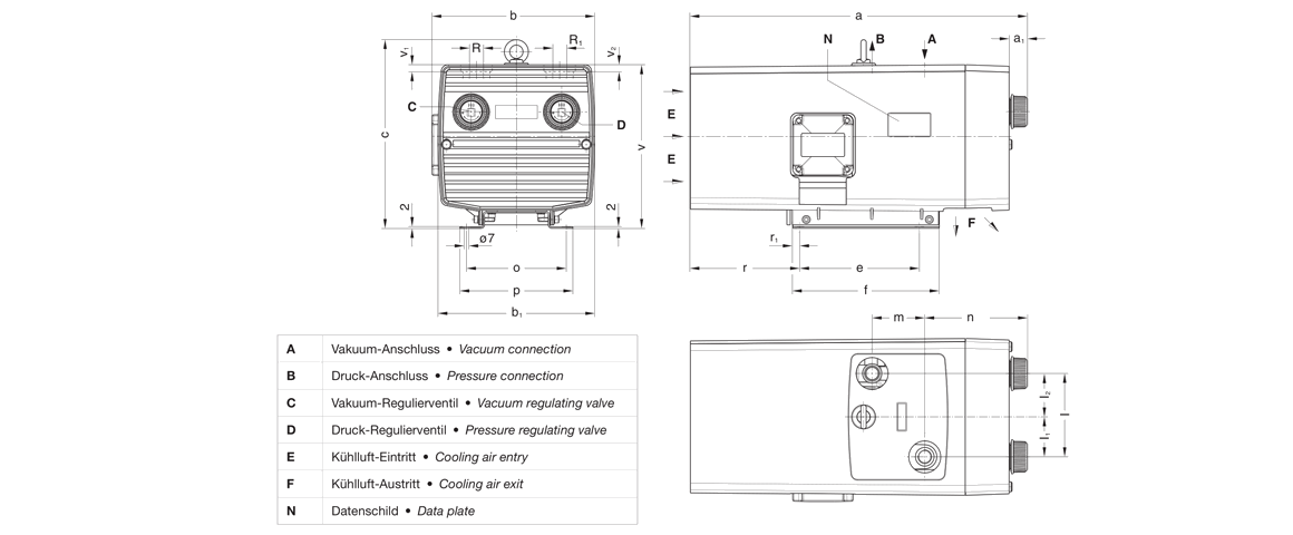 V-KTN 26干式真空泵 V-KTN 26干式真空泵