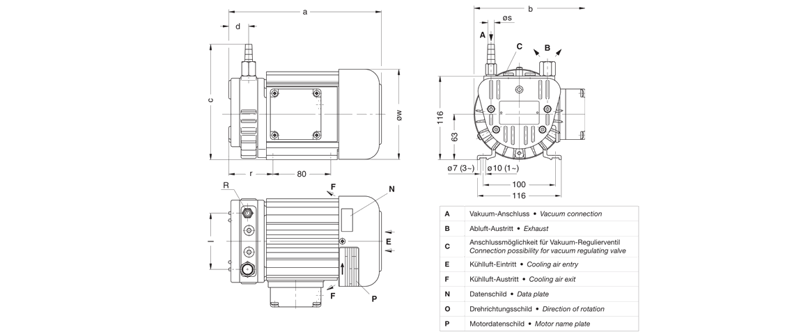 V-VTE 6干式真空泵 V-VTE 6干式真空泵