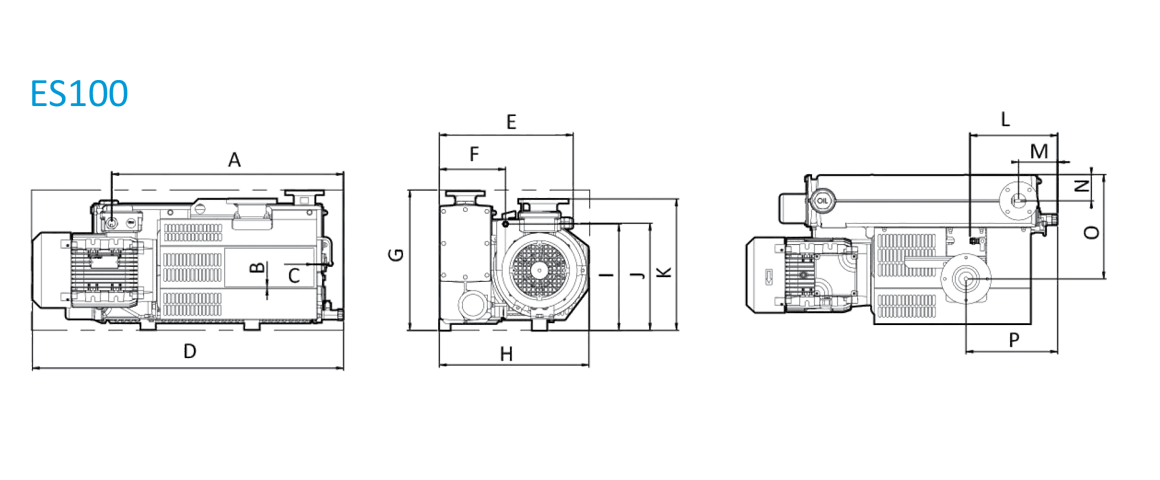 ES100單級(jí)旋片真空泵 ES100單級(jí)旋片真空泵