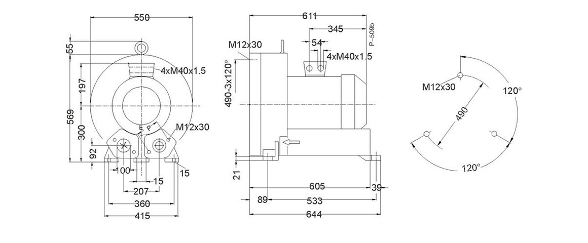 2HB 910 H37 高壓鼓風機 2HB 910 H37 高壓鼓風機