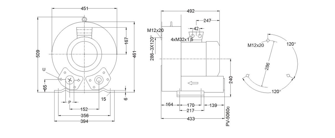 2HB 830 H27 高壓鼓風機 2HB 830 H27 高壓鼓風機