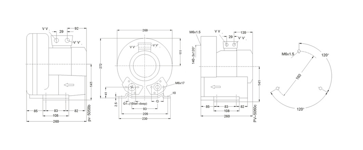 2HB 330 H16 高壓鼓風(fēng)機(jī) 2HB 330 H16 高壓鼓風(fēng)機(jī)