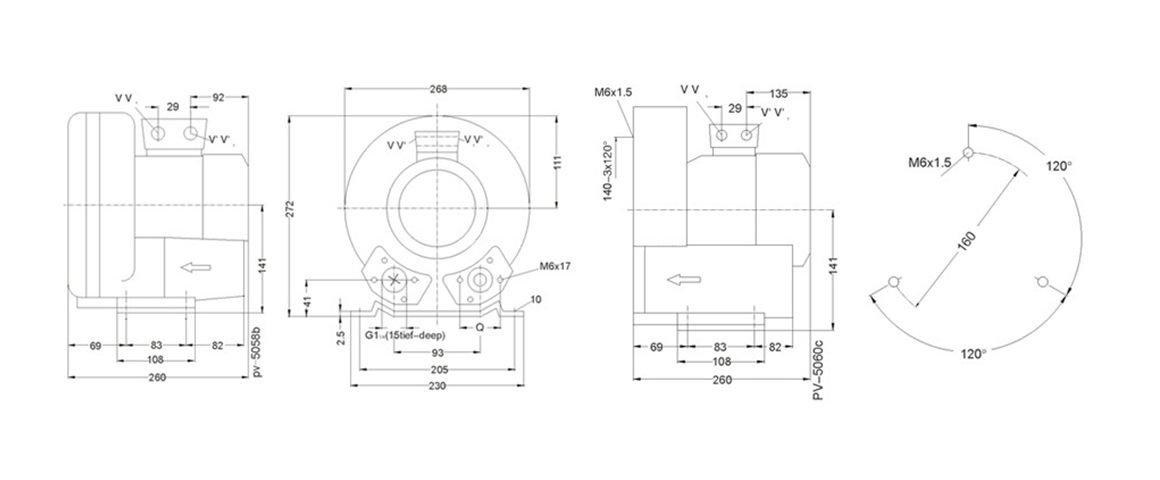 2HB 310 A11 高壓鼓風(fēng)機(jī) 2HB 310 A11 高壓鼓風(fēng)機(jī)