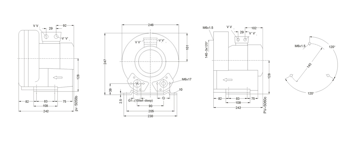 2HB 230 H06 高壓鼓風(fēng)機 2HB 230 H06 高壓鼓風(fēng)機