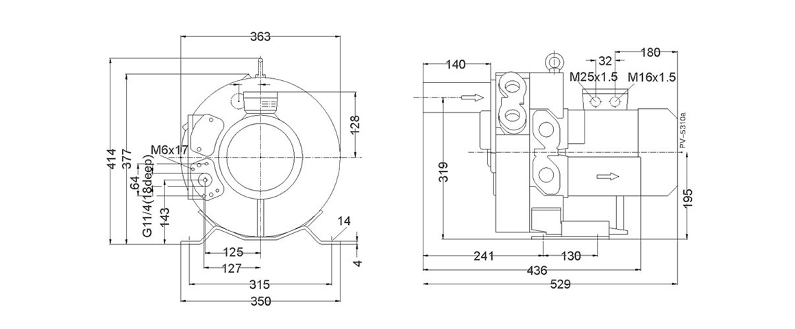 4HB 420 H26 高壓鼓風機 4HB 420 H26 高壓鼓風機