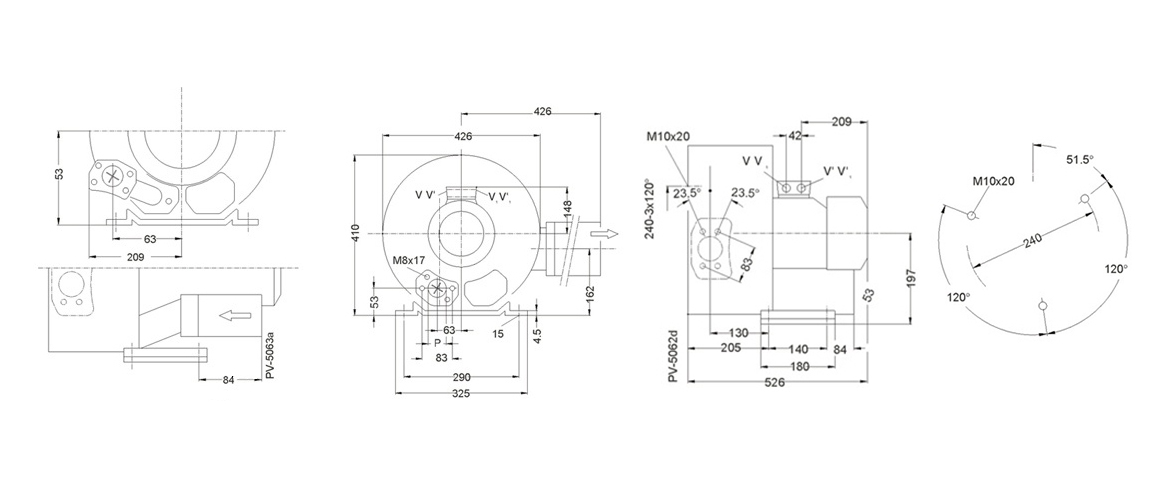 2HB 720 H37 高壓鼓風機 2HB 720 H37 高壓鼓風機