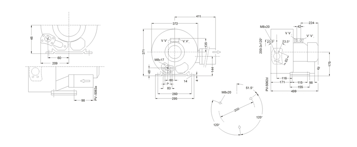 2HB 520 H57 高壓鼓風機 2HB 520 H57 高壓鼓風機